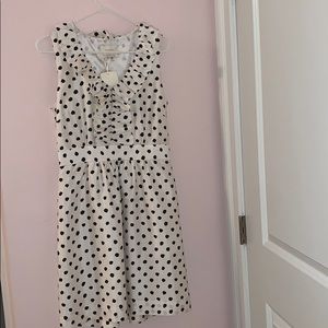 Kate Spade Black and White Polka Dot Dress